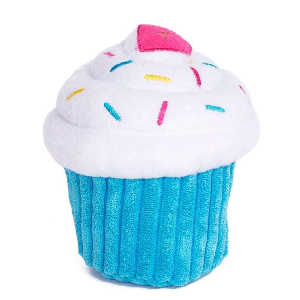 Juguete ZippyPaws Cupcake para perros · azul