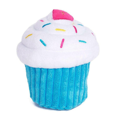 Juguete ZippyPaws Cupcake para perros · azul