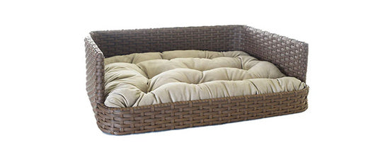 Mimoso cama de rattan Cuadrado — G, 100 × 60 cm — foto del modelo en catálogo