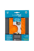 LickiMat Kitty para gatos · naranja