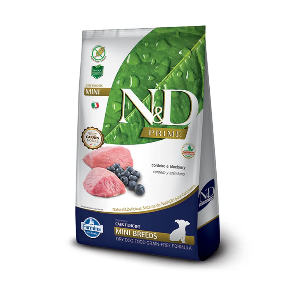 NyD Alimento Cachorro Prime Cordero y Blueberry SB 2.5 kg