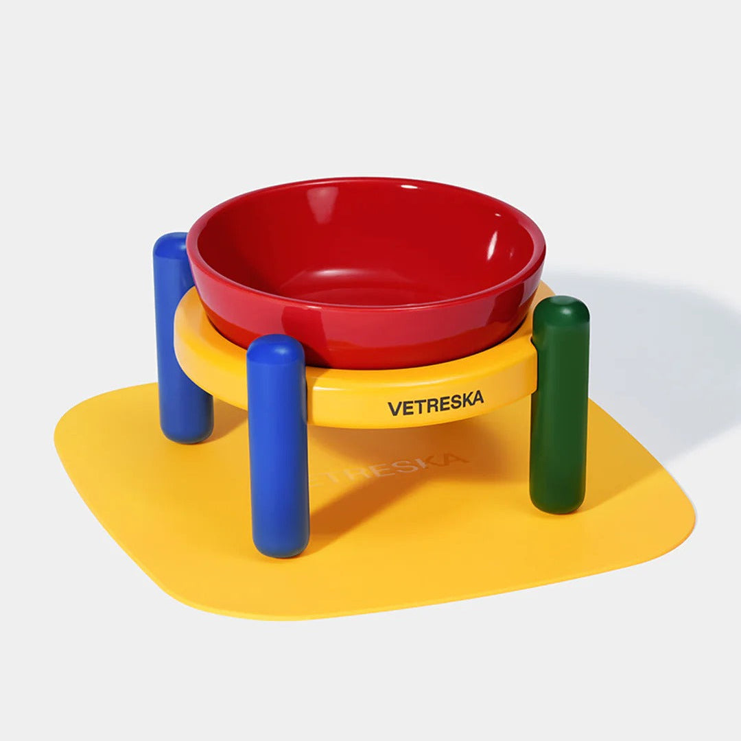 VETRESKA CHROMA PET BOWL & MET S
