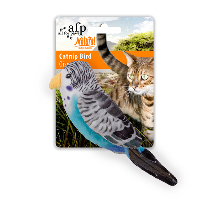 AFP Natural Instincts Catnip Bird, uno de los diseños surtidos