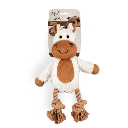 AFP Lambswool Cuddle Knot para perros — diseños surtidos