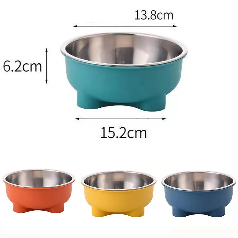 Plato inoxidable con base de plástico — imagen de referencia del modelo