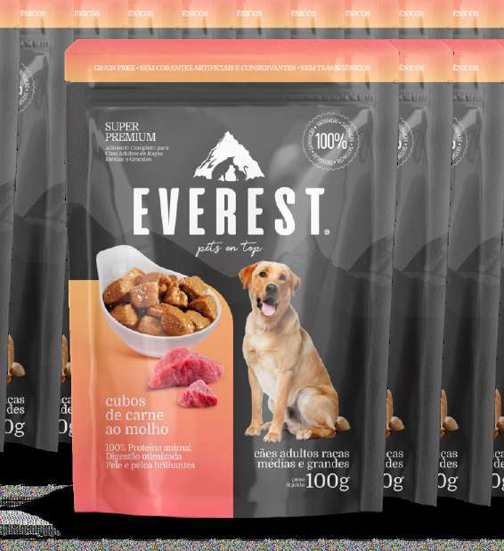 Everest adultos razas medianas y grandes carne 100 g